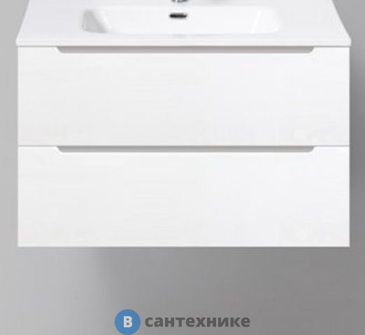 Тумба BelBagno ETNA 80 со столешницей и накладной раковиной подвесная, etna80bl-kepbo-1306-set