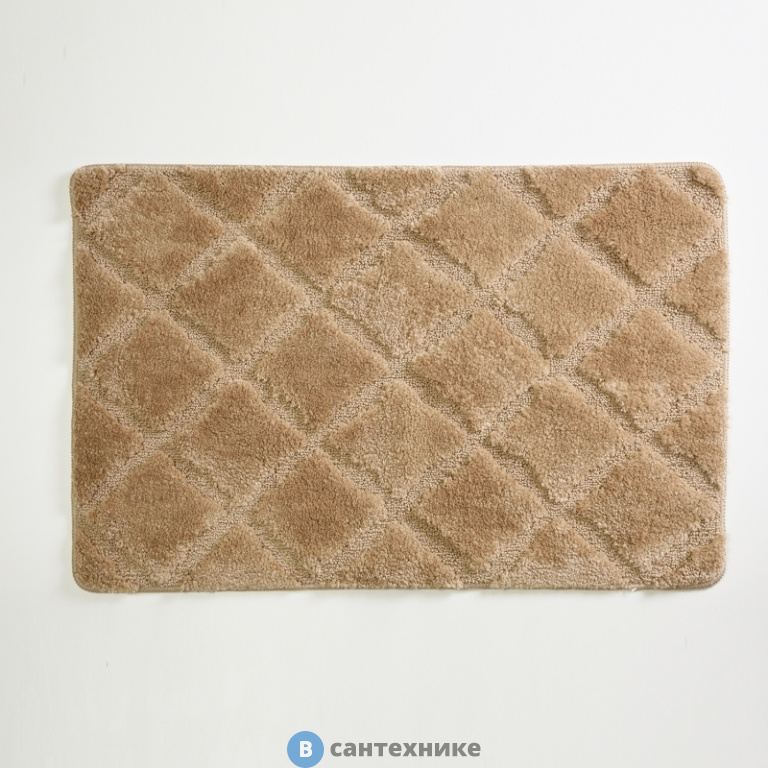 Коврик WasserKRAFT Lippe BM-6514 Champagne Beige для ванной комнаты