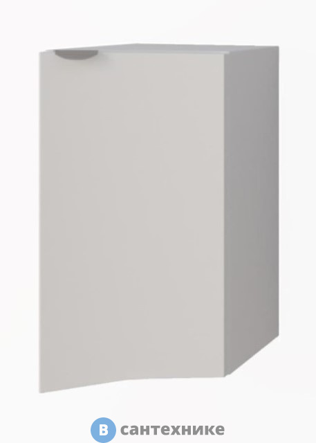 Шкаф подвесной Cezares RIALTO с одной распашной дверцей, правосторонний 55173 Bianco opaco, 34x41x65