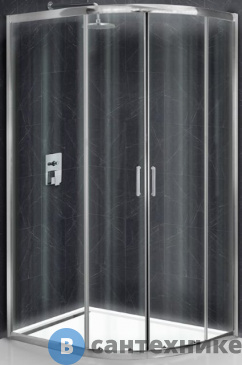 картинка Душевой уголок BelBagno UNO-195-RH-2-120/90-C-Cr 1200x900x1950, без поддона