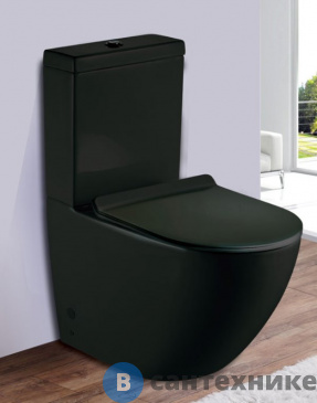 картинка Унитаз-компакт ESBANO RIPOLL-С (Matt Black)