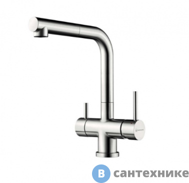 картинка Смеситель OMOIKIRI Takamatsu S-BN нержавеющая сталь (4994346)