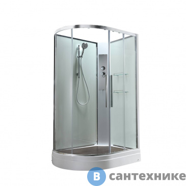 картинка Душевая кабина AvaCan EM2912RNT без крыши прозрачная (EM2912RNT)