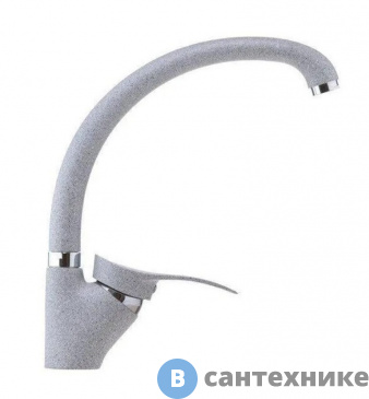 картинка Смеситель RESPECTA C-500 (107) серый жемчуг (C500.107)