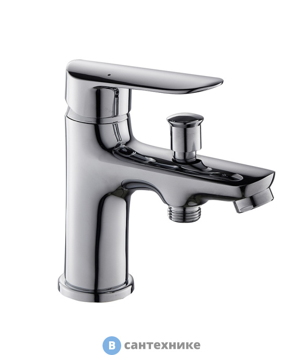 Смеситель Agger Splendid A0902500 однозахватный на борт ванны с переключателем на душ