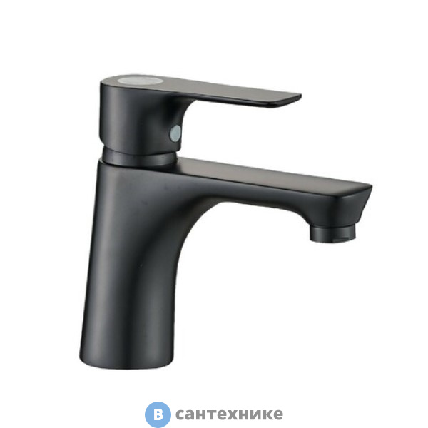 Смеситель Orange Aristo M19-021b однозахватный для раковины, чёрный матовый