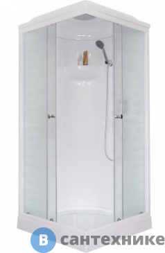 картинка Душевая кабина Royal Bath RB 90HP1-M 900*900*2170 (матовое) (RB90HP1-M)