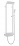 Душевая панель Black&White W1010 Shine White (1300x405x230)