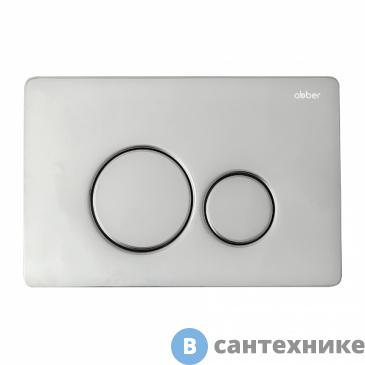 картинка Кнопка смыва ABBER AC0121 хром