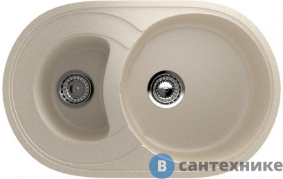 картинка Кухонная мойка Ulgran U-504-328 бежевый 740х465