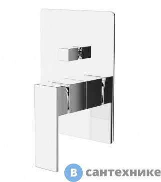 картинка Смеситель BelBagno ROM-VDI-CRM встраиваемый для душа с переключателем, хром