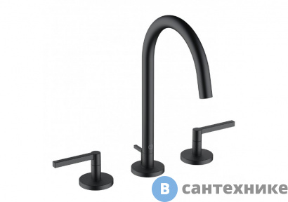 картинка Смеситель Kludi NOVA FONTE 201433915 для умыв. на 3 от. чёрный