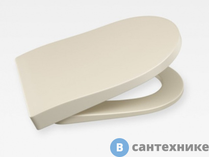 картинка Сиденье Armani Roca Baia лакированное с механизмом плавного опускания, greige (7.801C.3.2R3.B)