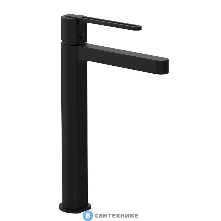 Смеситель Vincea Rondo VBF-1R2MB для раковины, однорычажный, черный