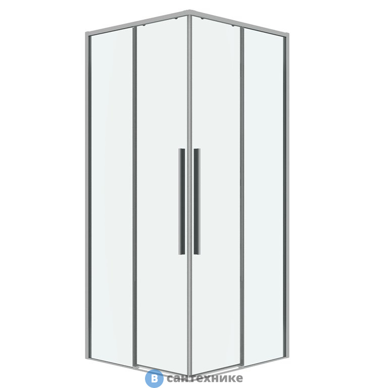Душевое ограждение Grossman Galaxy 300.K33.01.9090.10.00 (90*90*195) квадрат, раздвижн., хром, стекло прозрач, без поддона