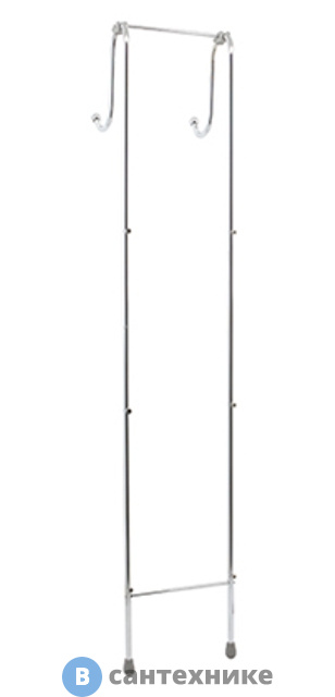 Держатели WasserKRAFT K-1133 для 3-х навесных полок металл, хромоникелевое покрытие