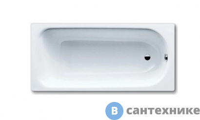 картинка Ванна стальная Kaldewei Saniform Plus 375-1 180х80 белый + easy-clean (112800013001), без ножек