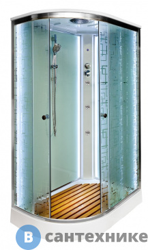 картинка Душевая кабина Deto ЕМ1512 R LED с гм. (1200*800*2200)