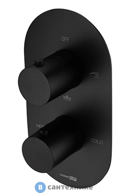 Смеситель WasserKRAFT Elbe 7444 Термостатический для ванны и душа