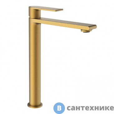 картинка Смеситель Vincea Vogue VBF-1V2BG для раковины, однорычажный, брашированное золото