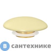 Накладка на слив для раковины ABBER AC0014MY желтая матовая, керамика