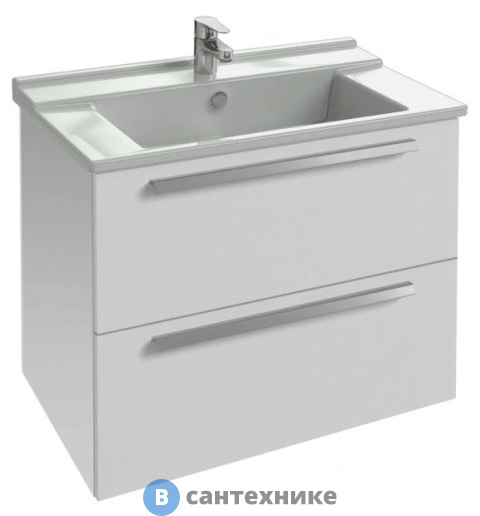 Тумба под раковину Jacob Delafon STRUKTURA EB1277-N18 белый (77x47x56)