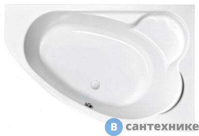картинка Ванна акриловая Cersanit KALIOPE 170x110, правая, без ножек (P-WA-KALIOPE*170-R-W)