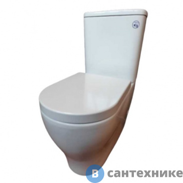 картинка Унитаз-компакт Bolu Cartagena BL-34A2154 T безободковый с сиденьем с микролифтом