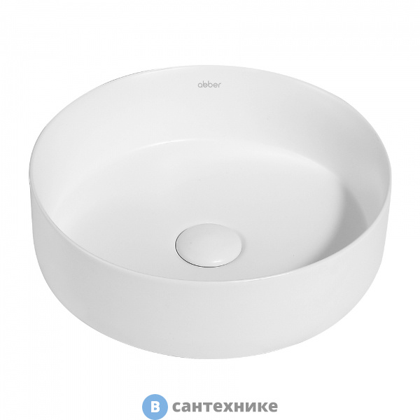 Раковина ABBER Bequem AC2108MW белая матовая накладная