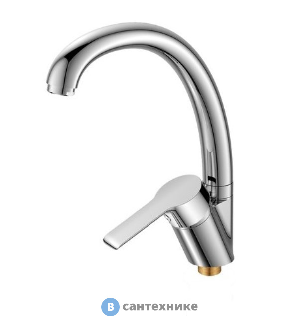 Смеситель Orange Prim M42-002cr для кухонной мойки, R-излив