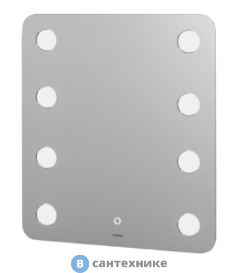 Зеркало Grossman NEON (700*800*45) LED с сенсорным выключателем и гравировкой