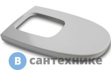 Крышка Roca 806652F1T KHROMA, серебристая серая