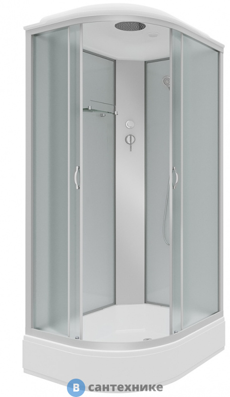 Душевая кабина Niagara NG-33294R 120х90 средний поддон, стекло матовое