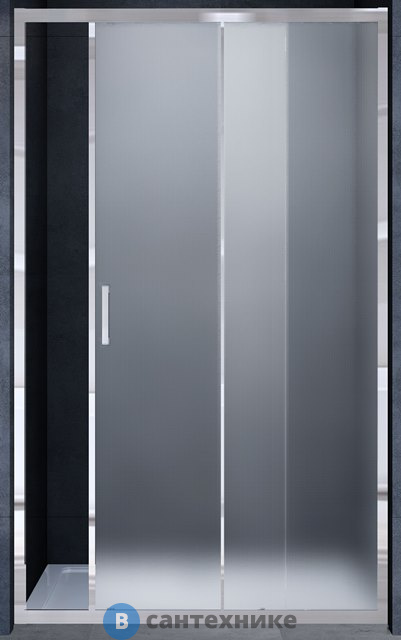 Душевая дверь Vincea Alpha VDS-3AL110MT, 1100, хром, стекло текстурное