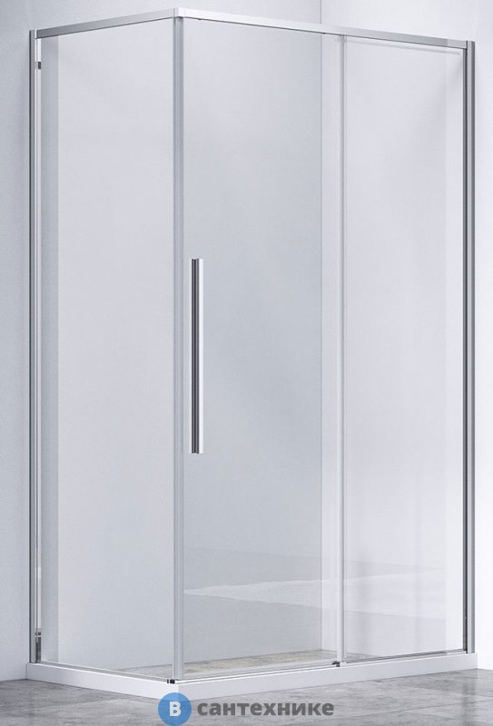 Душевой уголок Vincea Slim-N VSR-4SN9010CL, 1000*900, хром, стекло прозрачное, без поддона