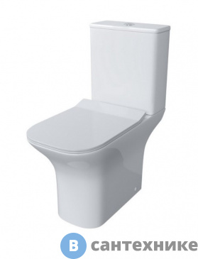 картинка Унитаз с бачком Grossman Classic GR-4464S (640*340*790) безободковый с тонкой крышкой