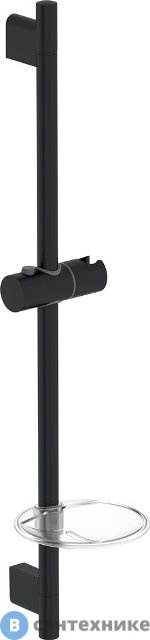 Штанга Jacob Delafon AWAKEN E24934-BL для душа, матовый чёрный