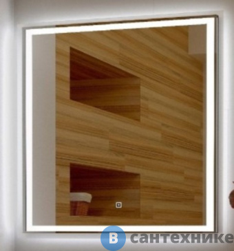 картинка Зеркало с подсветкой Art & MAX Monza 800x800 AM-Mon-800-800-DS-F