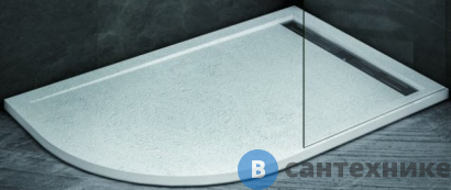 картинка Душевой поддон Cezares TRAY-AS-RH-120/90-550-30-W-R (1200x900x30) без сифона и ножк