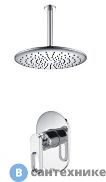 картинка Встраиваемый комплект WasserKRAFT A12830 для душа с верхней душевой насадкой