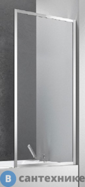 картинка Душевая шторка на ванну Vincea VSB-41700CL, 700*1400, хром, стекло прозрачное