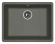Кухонная мойка FLORTEK Ринг 500, чёрный FG (24.050.D0500.102)