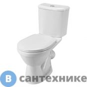 Унитаз-компакт Santek Бореаль/Родос антивсплеск бел., 2-х реж. арматура (дюро, soft-close) (1.WH30.2.146)
