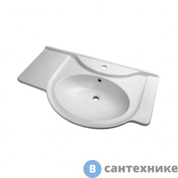 картинка Умывальник Dreja Дрея 90 ECO чаша справа (196817)
