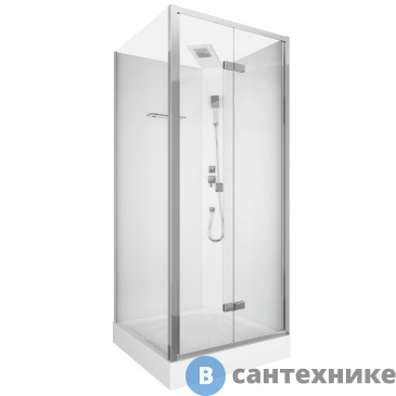 картинка Душевая кабина Cerutti BELLA90T (90*90*215-225)
