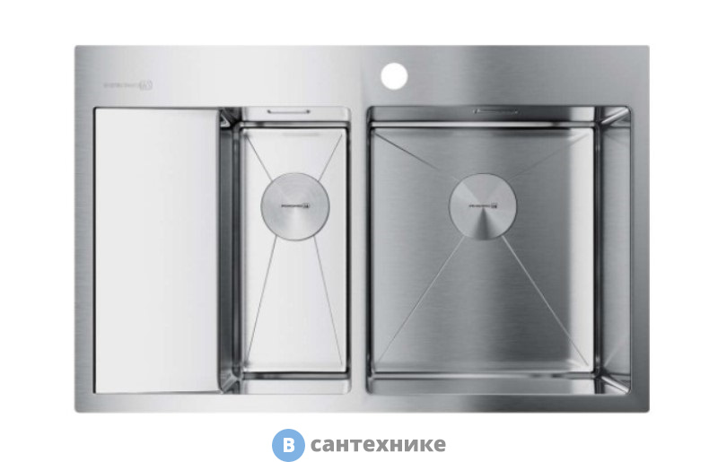 Кухонная мойка OMOIKIRI Akisame 78-2-IN-R (4973063)