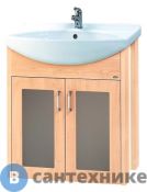 Тумба с раковиной Dreja Ла Футура 75, ум. Лагуна 75, береза, (90152+028230)