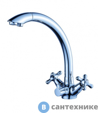 картинка Смеситель Diadonna D80446314 для кухни с высоким изливом с выходом для питьевой воды