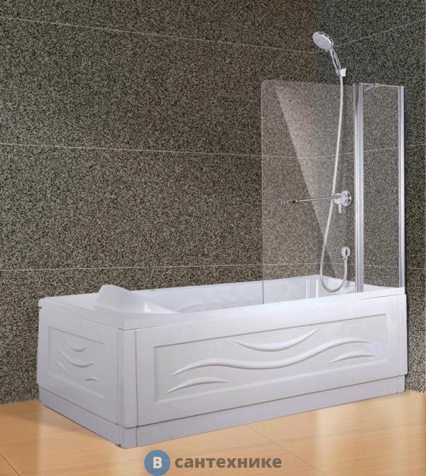 Шторка для ванны ESBANO ES-1412 (120х140)