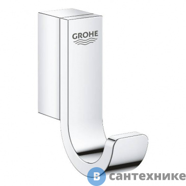 картинка Крючок Grohe SELECTION 41039000 для банного халата (хром)